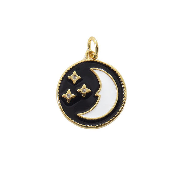 Wholesale Electroplated Copper Pendant Jewelry Accessories With Life Tree Cactus Star Moon Design