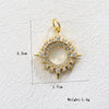 Wholesale Electroplated Copper Pendant Jewelry Accessories With Life Tree Cactus Star Moon Design