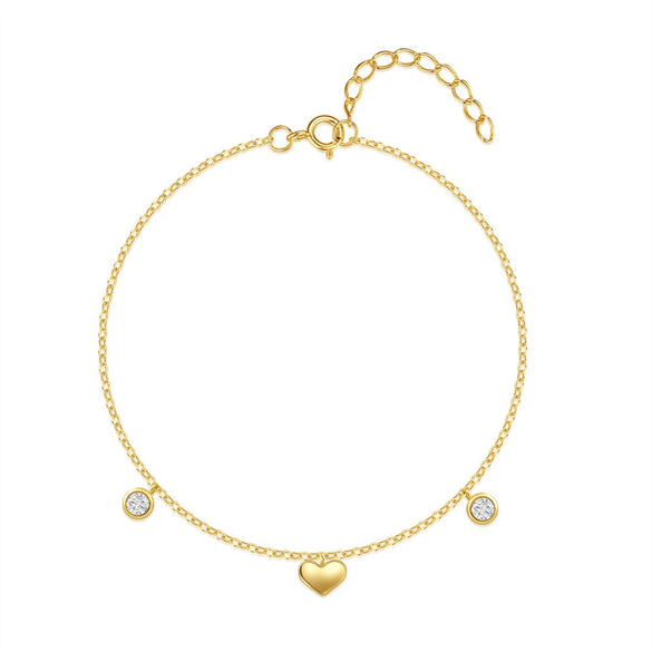 Wholesale Electroplated Geometric S925 Sterling Silver Bracelet For Women