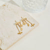 Wholesale Electroplated Geometric Stainless Steel And 18K Gold Dynamic Bee Flower Tassel Earrings For Women