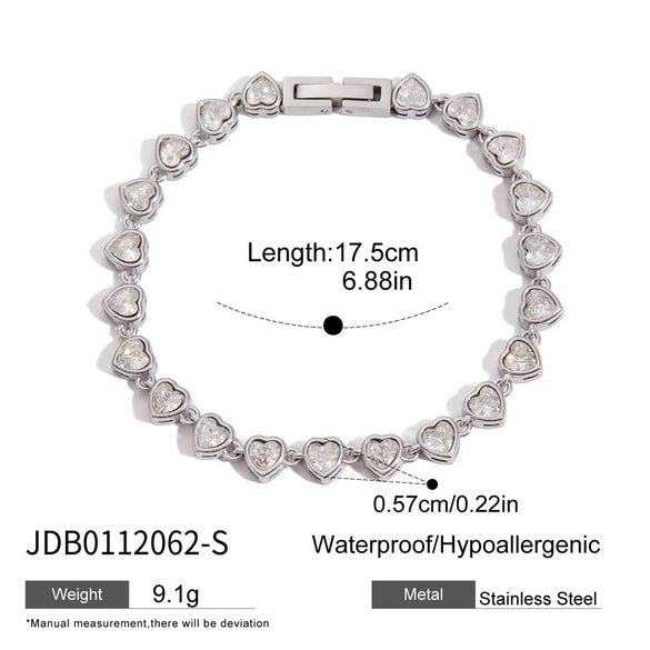 Wholesale Electroplated Geometric Stainless Steel Bracelet For Women