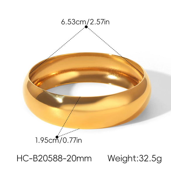 Wholesale Electroplated Geometric Stainless Steel Bracelet For Women