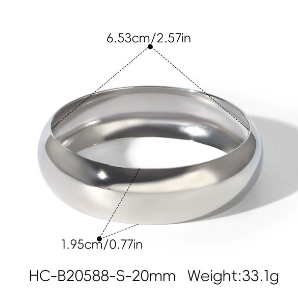 Wholesale Electroplated Geometric Stainless Steel Bracelet For Women