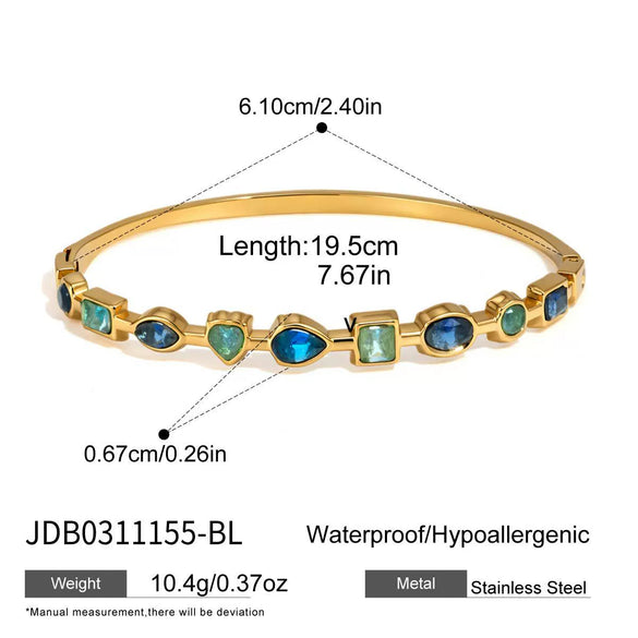 Wholesale Electroplated Geometric Stainless Steel Bracelet For Women
