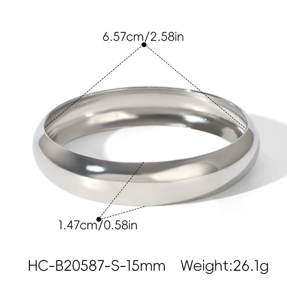 Wholesale Electroplated Geometric Stainless Steel Bracelet For Women