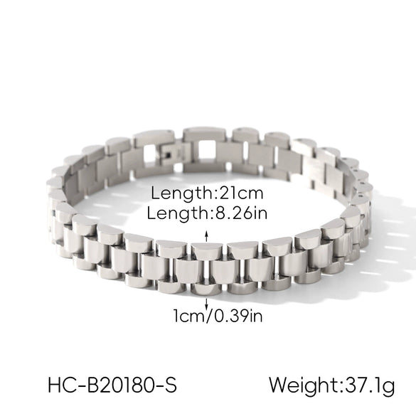 Wholesale Electroplated Geometric Stainless Steel Bracelet For Women