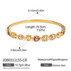Wholesale Electroplated Geometric Stainless Steel Bracelet For Women