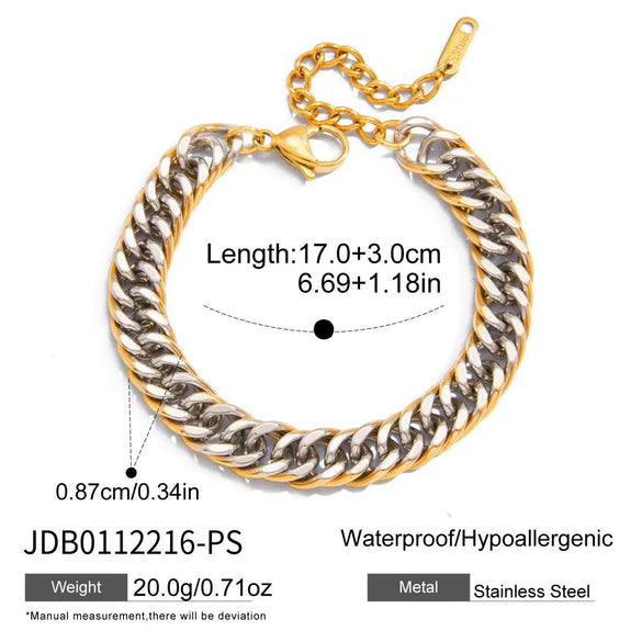 Wholesale Electroplated Geometric Stainless Steel Bracelet For Women