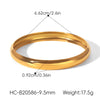 Wholesale Electroplated Geometric Stainless Steel Bracelet For Women