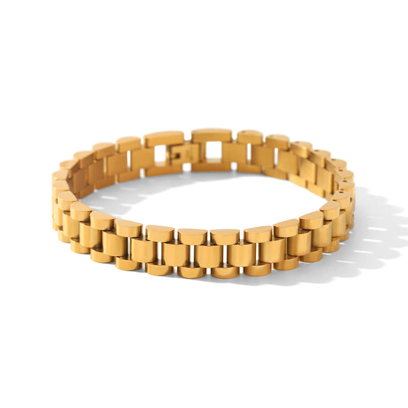 Wholesale Electroplated Geometric Stainless Steel Bracelet For Women