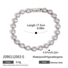 Wholesale Electroplated Geometric Stainless Steel Bracelet For Women