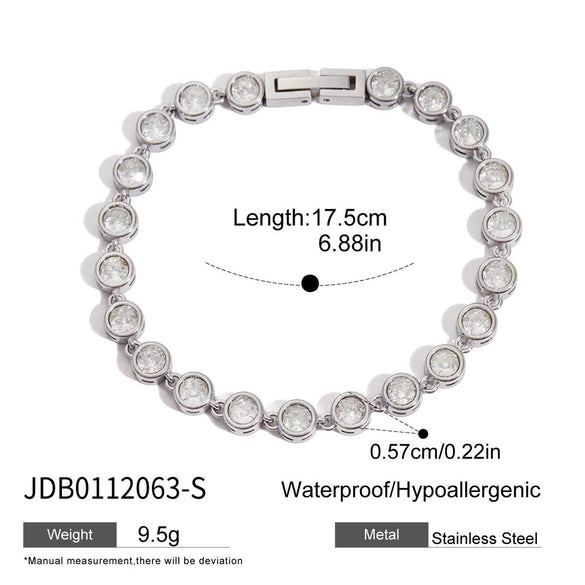 Wholesale Electroplated Geometric Stainless Steel Bracelet For Women