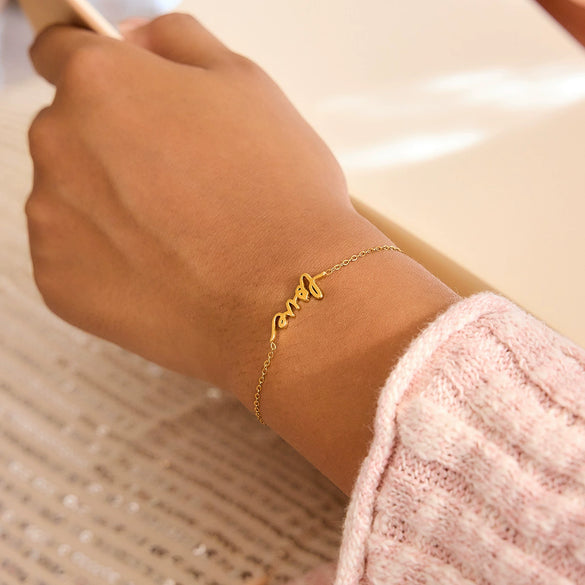 Wholesale Electroplated Geometric Stainless Steel Bracelet For Women