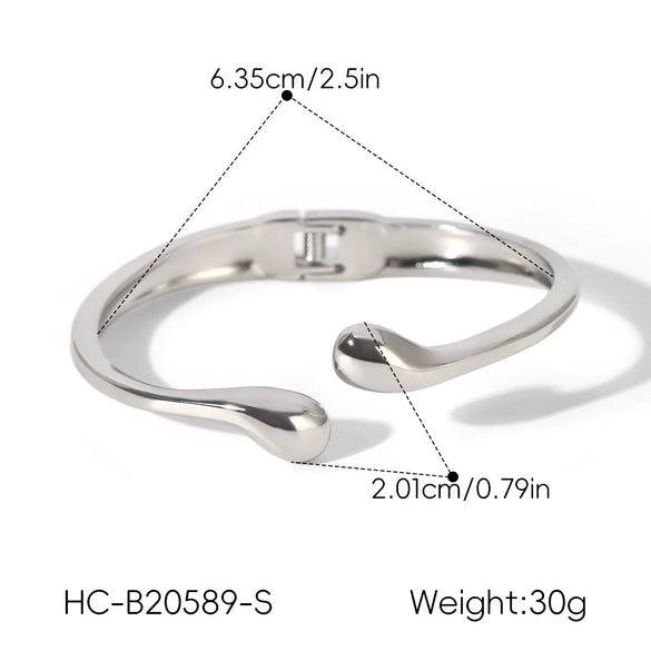 Wholesale Electroplated Geometric Stainless Steel Bracelet Hand Accessory Jewelry
