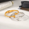 Wholesale Electroplated Geometric Stainless Steel Bracelet Hand Accessory Jewelry
