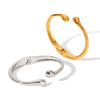 Wholesale Electroplated Geometric Stainless Steel Bracelet Hand Accessory Jewelry