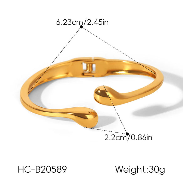Wholesale Electroplated Geometric Stainless Steel Bracelet Hand Accessory Jewelry