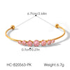Wholesale Electroplated Geometric Stainless Steel Bracelet Jewelry Accessories