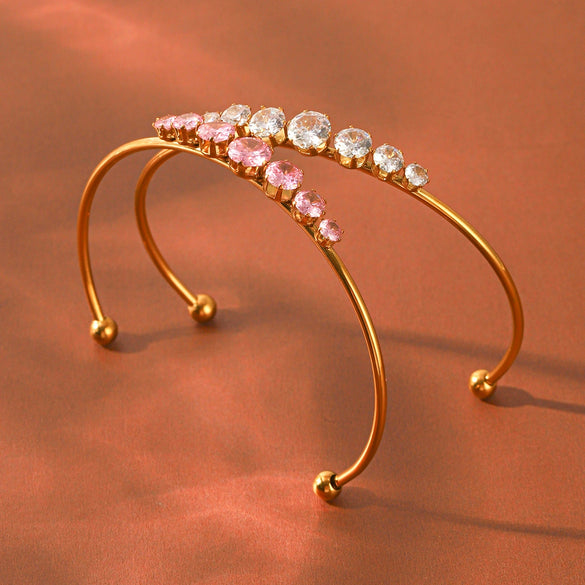 Wholesale Electroplated Geometric Stainless Steel Bracelet Jewelry Accessories