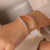 Wholesale Electroplated Geometric Stainless Steel Bracelet Jewelry Accessories