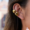 Wholesale Electroplated Geometric Stainless Steel Ear Clips For Women