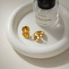 Wholesale Electroplated Geometric Stainless Steel Ear Clips For Women