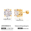 Wholesale Electroplated Geometric Stainless Steel Earrings For Women Light Luxury Minimalist Style