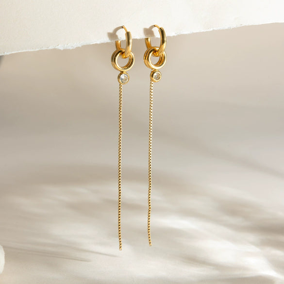 Wholesale Electroplated Geometric Stainless Steel Earrings For Women Modern Minimalist Style