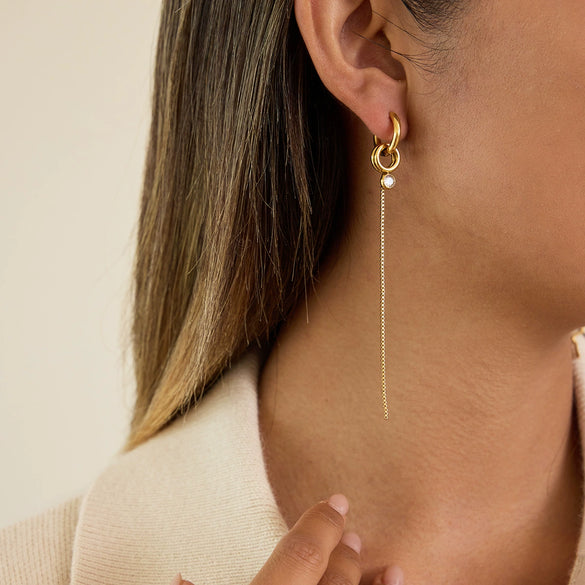 Wholesale Electroplated Geometric Stainless Steel Earrings For Women Modern Minimalist Style