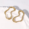 Wholesale Electroplated Geometric Stainless Steel Earrings For Women