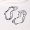 Wholesale Electroplated Geometric Stainless Steel Earrings For Women