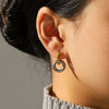 Wholesale Electroplated Geometric Stainless Steel Earrings For Women
