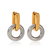 Wholesale Electroplated Geometric Stainless Steel Earrings For Women