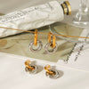 Wholesale Electroplated Geometric Stainless Steel Earrings For Women