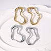 Wholesale Electroplated Geometric Stainless Steel Earrings For Women