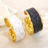 Wholesale Electroplated Geometric Stainless Steel Enamel Bracelet