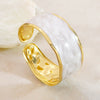 Wholesale Electroplated Geometric Stainless Steel Enamel Bracelet