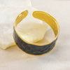 Wholesale Electroplated Geometric Stainless Steel Enamel Bracelet