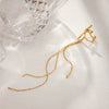 Wholesale Electroplated Geometric Stainless Steel Hollow Ear Clips Earrings For Women