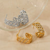 Wholesale Electroplated Geometric Stainless Steel Mesh Earrings For Women