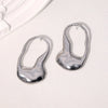 Wholesale Electroplated Geometric Stainless Steel Minimalist Women's Earrings