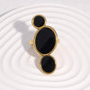 Wholesale Electroplated Geometric Stainless Steel Open Ring And Bracelet For Women