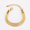 Wholesale Electroplated Geometric Stainless Steel Watch Net Bracelet Unisex Luxury Retro Jewelry