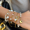 Wholesale Electroplated Geometric Stainless Steel Women's Bracelet
