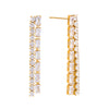 Wholesale Electroplated Geometric Stainless Steel Women's Earrings
