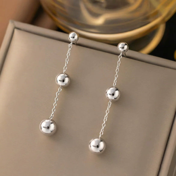 Wholesale Electroplated Geometric Titanium Steel And Stainless Steel Earrings For Women With Fresh And Minimalist Style