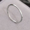 Wholesale Electroplated Geometric Titanium Steel Round Ring For Women And Unisex