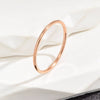 Wholesale Electroplated Geometric Titanium Steel Round Ring For Women And Unisex