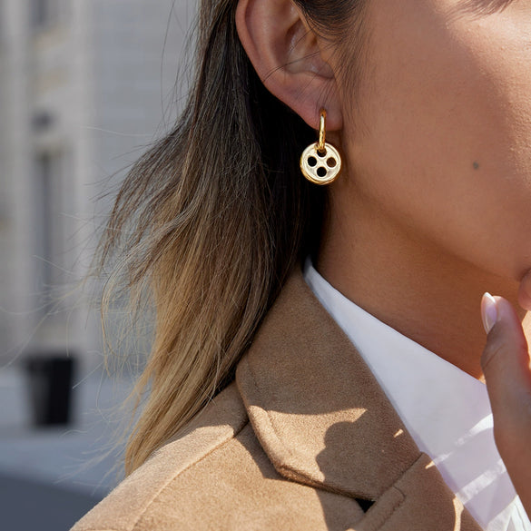 Wholesale Electroplated Geometric Ushaped Stainless Steel Earrings For Women