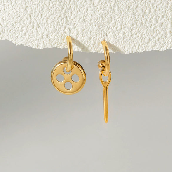 Wholesale Electroplated Geometric Ushaped Stainless Steel Earrings For Women